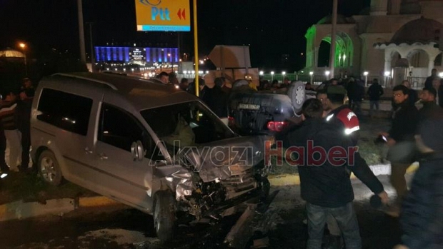 Kuzulukda trafik kazası meydana geldi