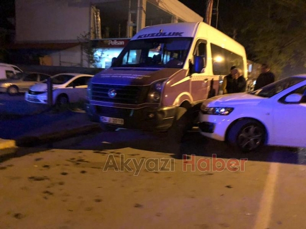 Kuzulukta Trafik Kazası 2 Yaralı