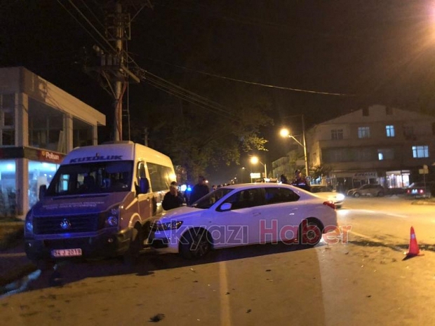 Kuzulukta Trafik Kazası 2 Yaralı
