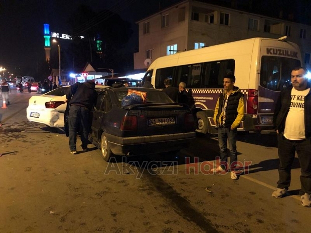 Kuzulukta Trafik Kazası 2 Yaralı