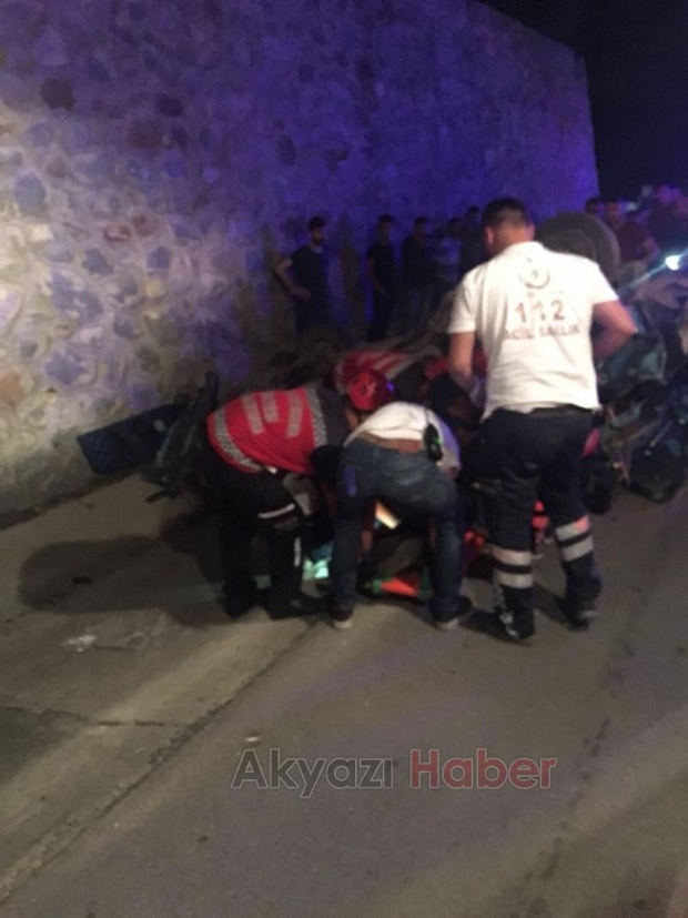 Kuzulukta Trafik Kazası 