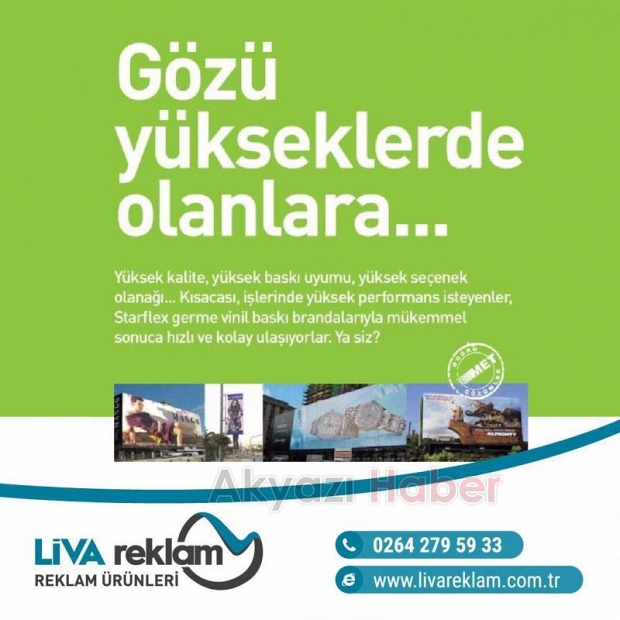 Liva Reklam Urunleri Sakarya Da Hizmetinizde Akyazi Haber Akyazi Nin Bir Numarali Haber Sitesi Sakarya Haber