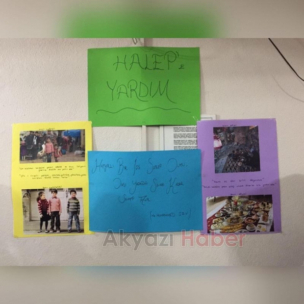 Madanoğlu Ortaokulu Halep İçin Kermes Düzenledi