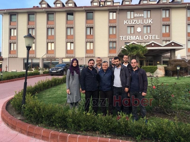 Madenciler Kaplıca Tatilinin Tadını Çıkarıyor