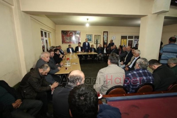 MHP AK PARTİ ÇALIŞMALARI SÜRDÜRÜYOR