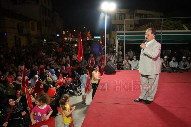 MİLLİ İRADEYE DESTEKTE 18. GECE NÖBETİ EKSİKSİZ TUTULDU