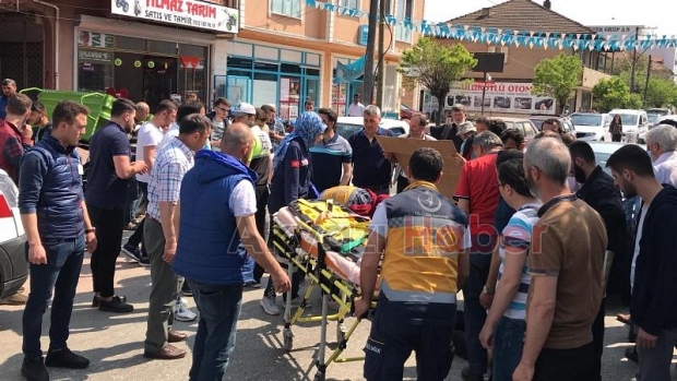 Motosiklet Pikaba Çarptı