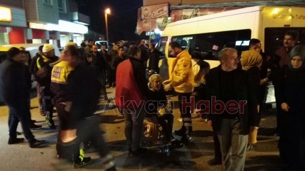 Motosiklet Yayaya Çarptı 