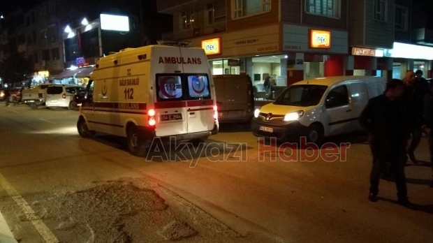 Motosiklet Yayaya Çarptı 