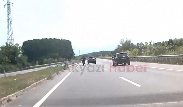 Motosikletin Tehlikeli Sollaması
