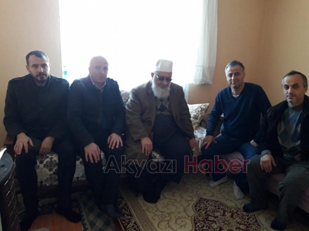 Müezzin Kadir Kurtoğluna geçmiş olsun ziyareti