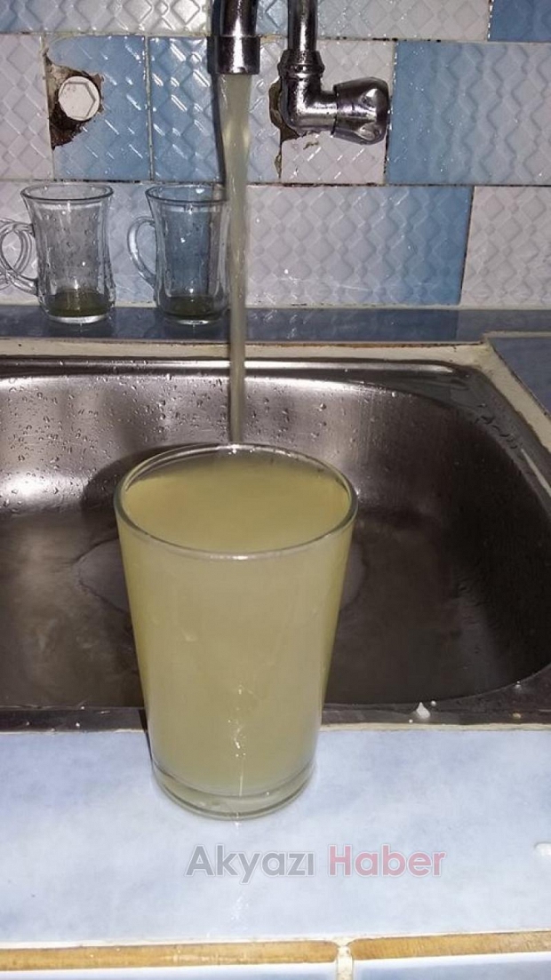 Musluklardan Çamurlu Su Akıyor