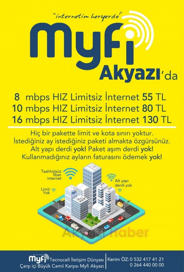 Myfiden Sınırsız İnternet Avantajı