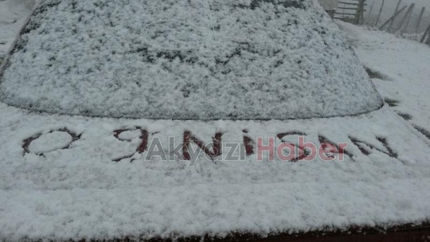 Nisan Ayında Kar Süprizi