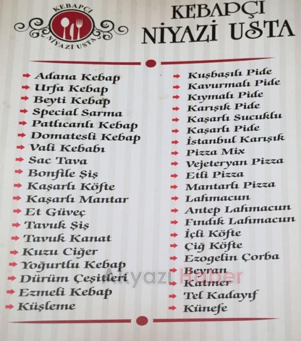 NİYAZİ USTA KEBAP KASAP HİZMETE AÇILDI