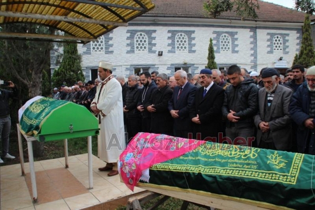 Öldürülen baba ve kızına acı veda