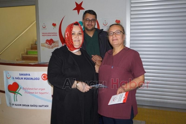 Organ Bağışı Haftasından Dolayı stant kuruldu