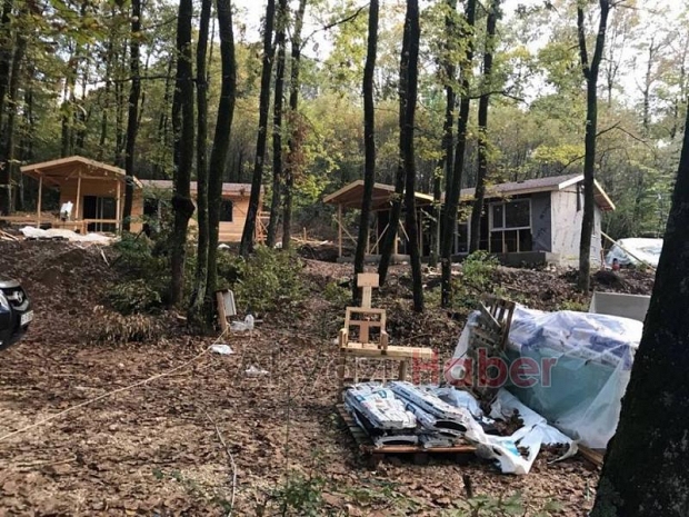 Orman Parka Bungalow Evler Yapılıyor