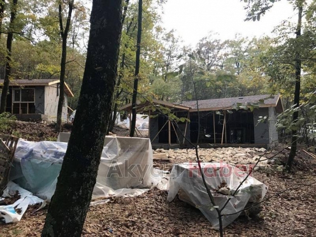 Orman Parka Bungalow Evler Yapılıyor