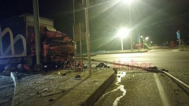 Ormanköy Işıklarında Trafik Kazası