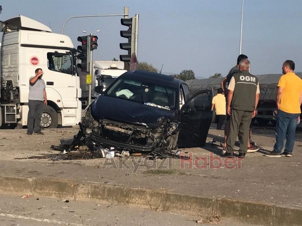 Ormanköy Işıklarında Trafik Kazası