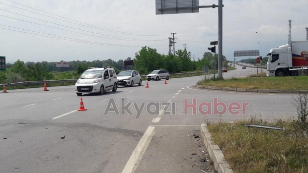 Otoban Girişinde Kaza