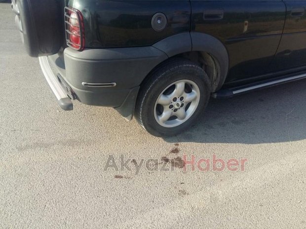 Otomobil ile Motosiklet Çarpıştı