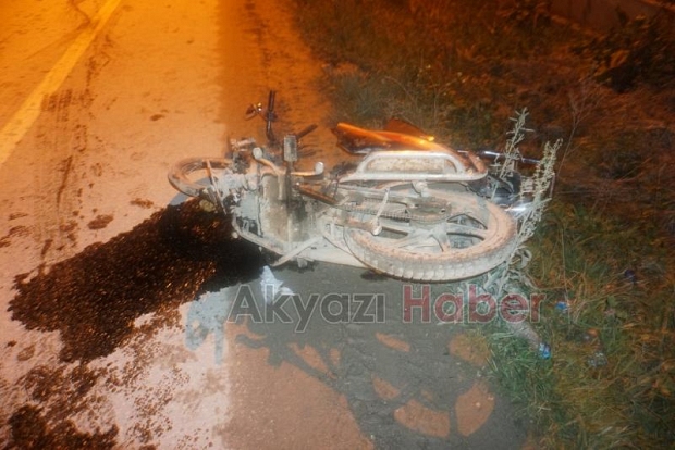Otomobil Motosiklete Çarptı 1 Yaralı