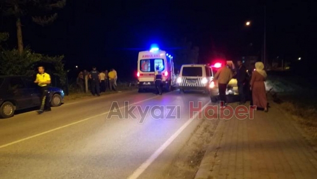 Otomobil Motosiklete Çarptı 1 Yaralı