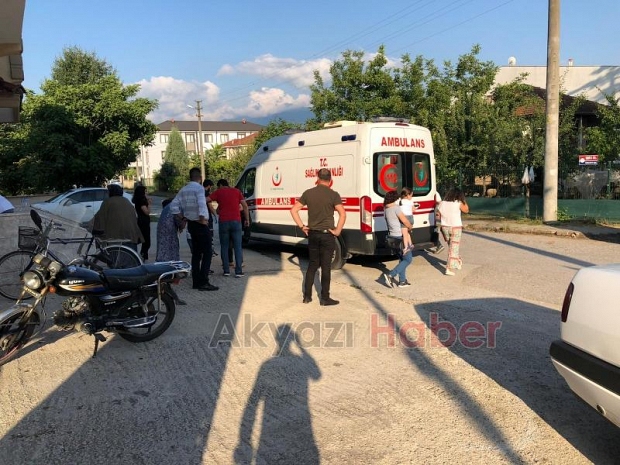 Otomobil Tali Yoldan Çıkan Araçla Çarpıştı