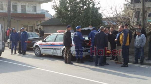 Otomobilin çarptığı Engelli yaralandı