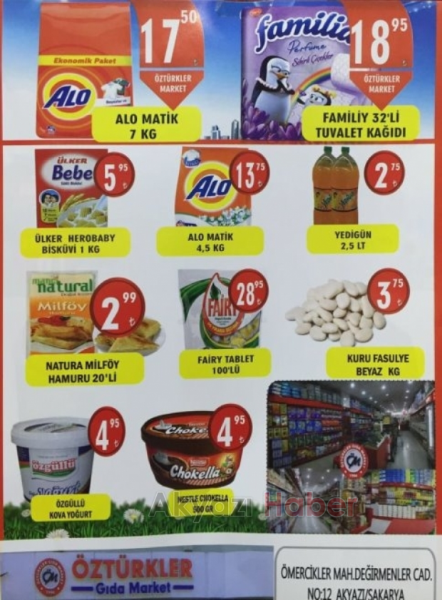 Öztürkler Market Kutlu Doğum İndirim Günleri Başladı