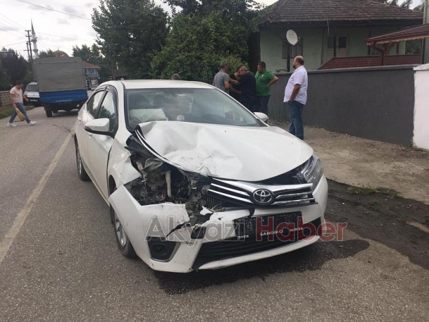 Park Halinde Bulunan Araca Çarptı
