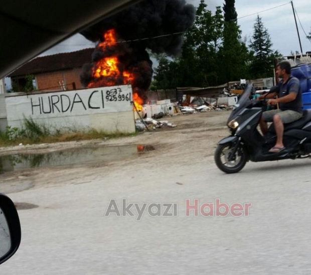 Parsellerde Yangın Çıktı