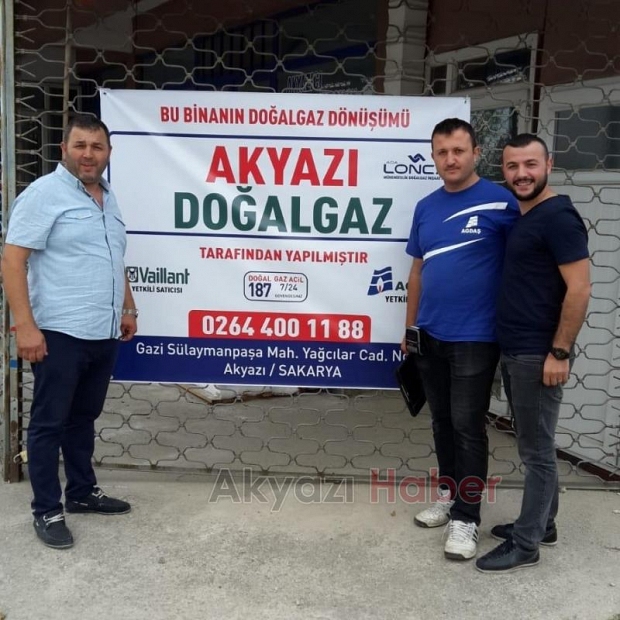 Pazarköyde ilk doğalgaz açıldı