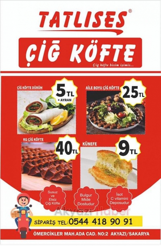 Pide ve Lahmacunun Yeni Adresi Tatlıses Çiğköfte
