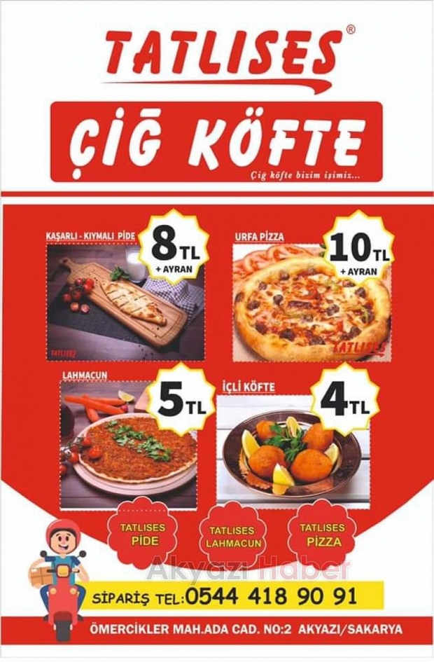 Pide ve Lahmacunun Yeni Adresi Tatlıses Çiğköfte