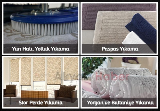 Pirinç halı yıkama bayrama hazır