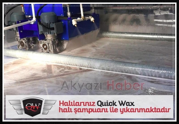 Pirinç halı yıkama bayrama hazır