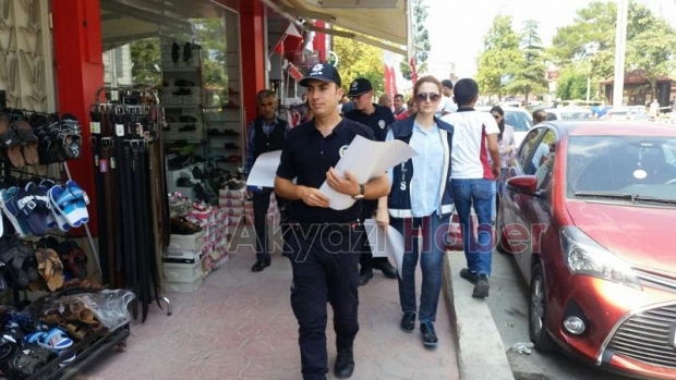 Polisten bayramda silah sıkmayın broşürü