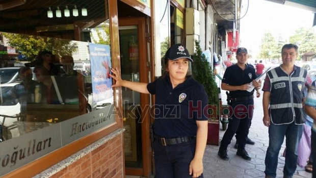 Polisten bayramda silah sıkmayın broşürü