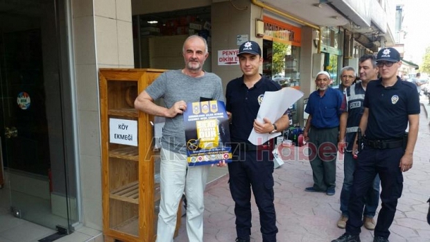 Polisten bayramda silah sıkmayın broşürü