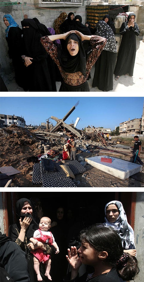 İsrail'den Gazze'ye 3 günde 400 ton bomba