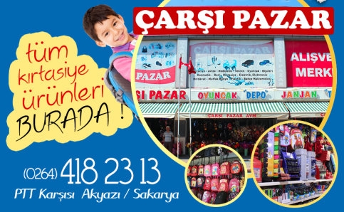 Kırtasiye Alışverişi Bu Yılda Çarşı Pazar’da