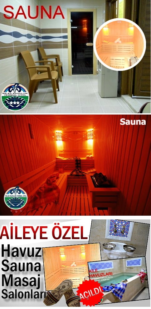 Havuz , Sauna , Masaj Keyfi!