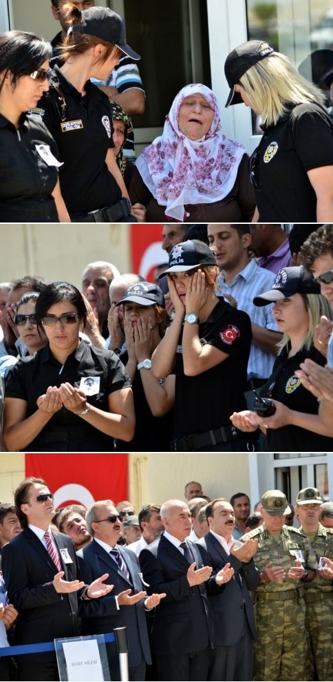 PKK Van Depremzedelerinin Polisini Vurdu