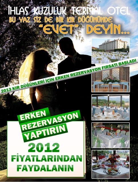 Bu Yaz Sizde Bir Kır Düğününde  ’’Evet’’ Deyin