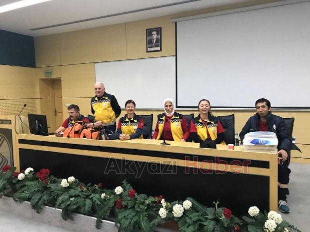 SABAH Ekibi SAÜ'de Eğitim Verdi