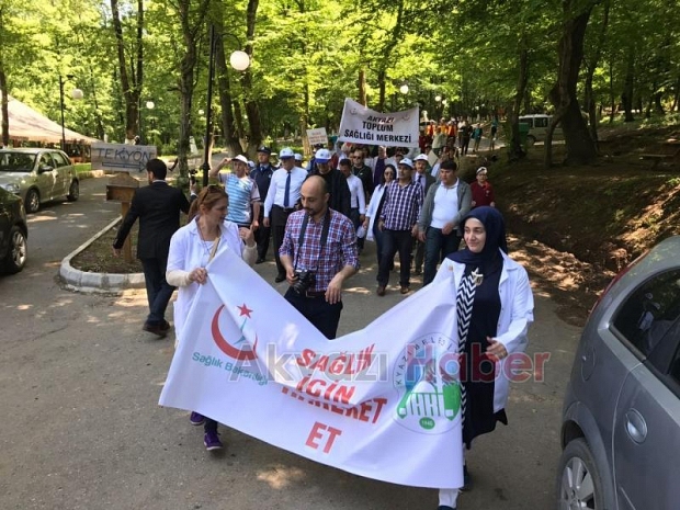  Sağlık İçin Hareket Et Yürüyüşüne Yoğun İlgi