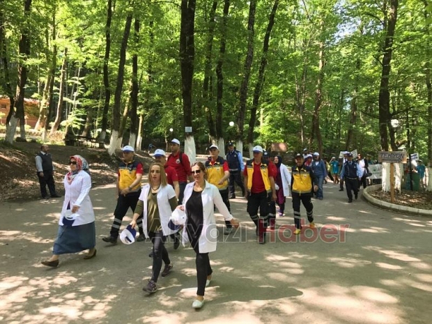  Sağlık İçin Hareket Et Yürüyüşüne Yoğun İlgi